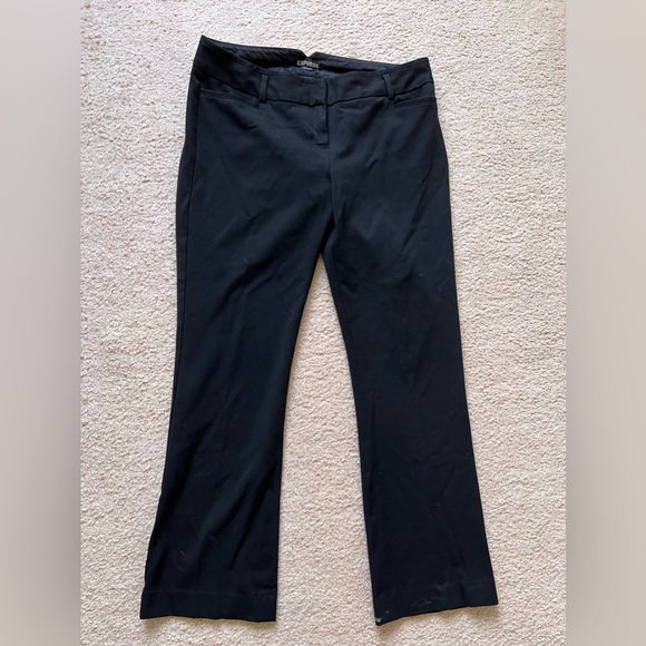 Express columnist Classic Black Women's Pants profsssuonak size 8s - Picture 2 of 5